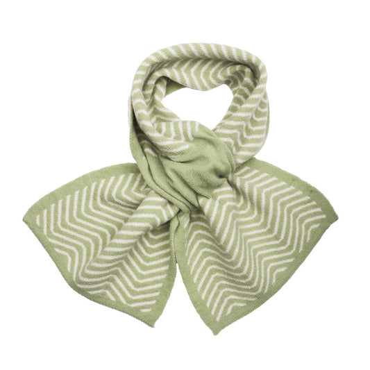 Zelly Pull Through Herringbone Knit Scarf 1055608