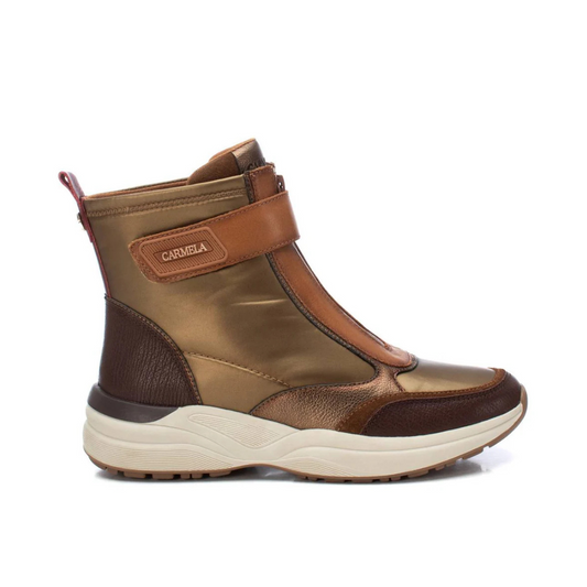 Carmela Camel Quilted Trainer Boot 161962