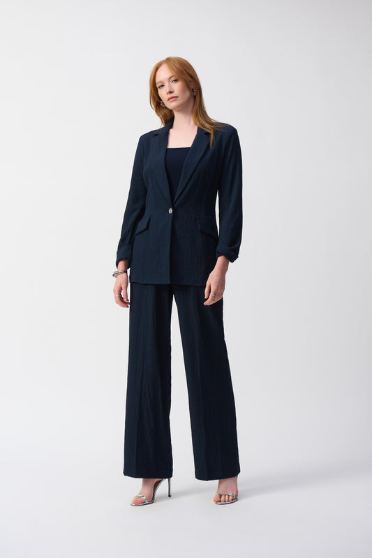 Joseph Ribkoff Midnight Blue Textured Blazer 251082