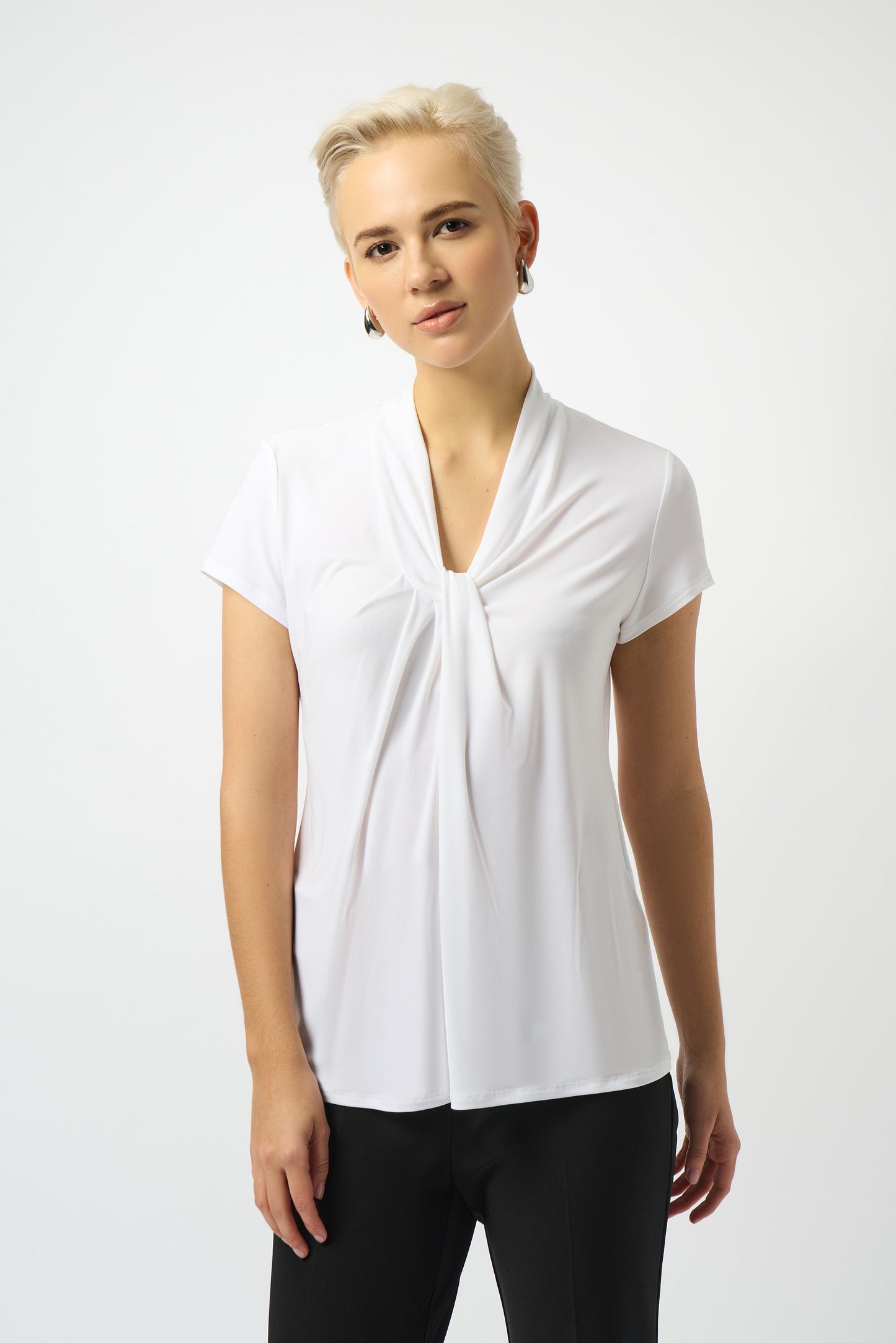 Joseph Ribkoff Vanilla Shaped Front Top 251230