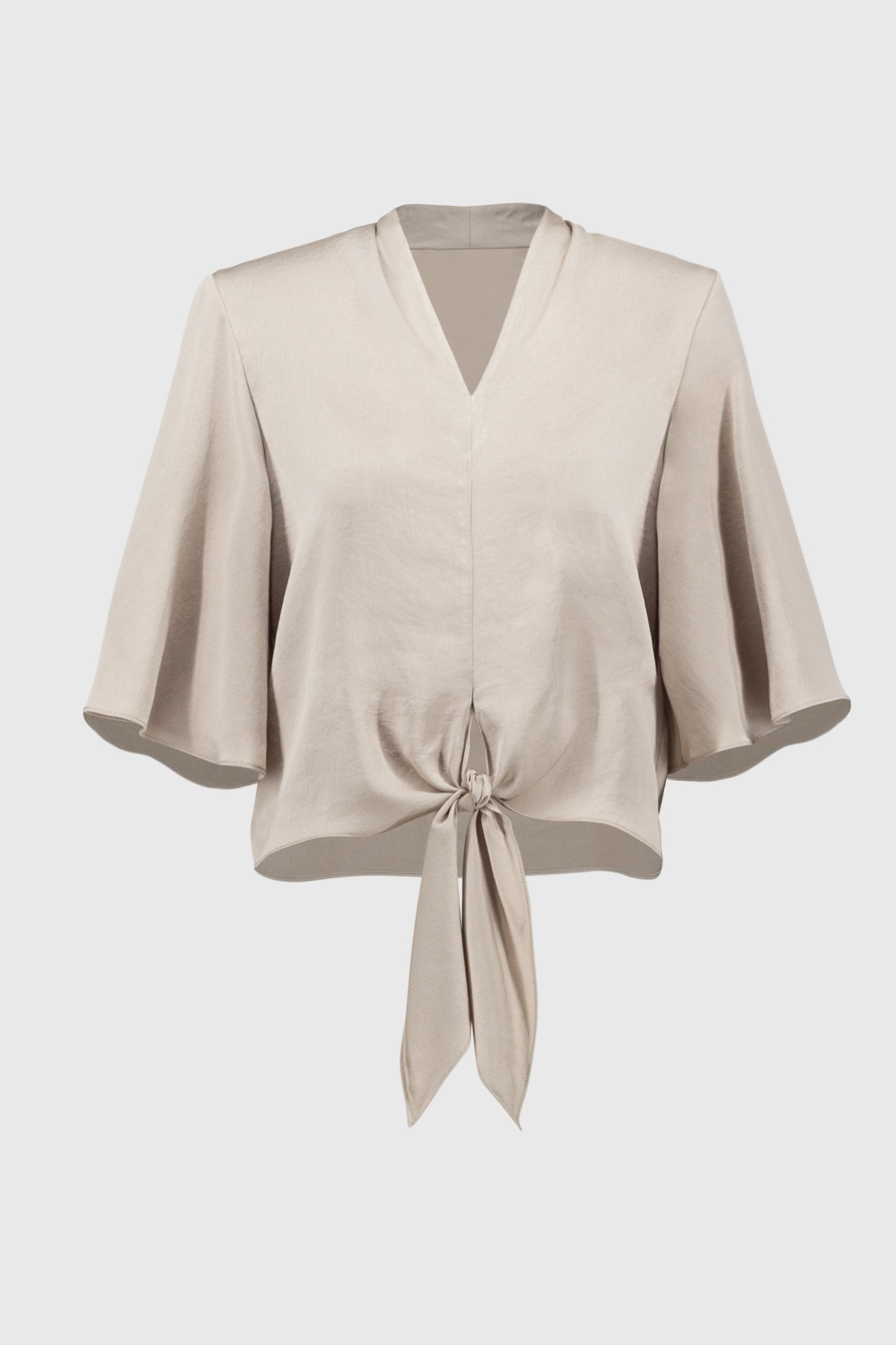 Joseph Ribkoff Satin Tie Front Blouse 251253