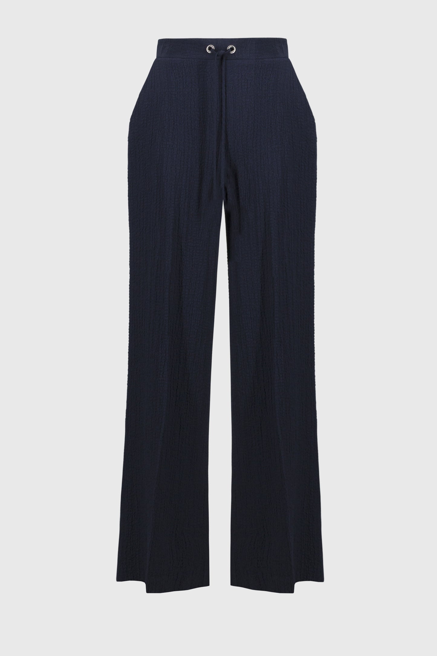 Joseph Ribkoff Midnight Crinkle Wide Leg Trousers 251293