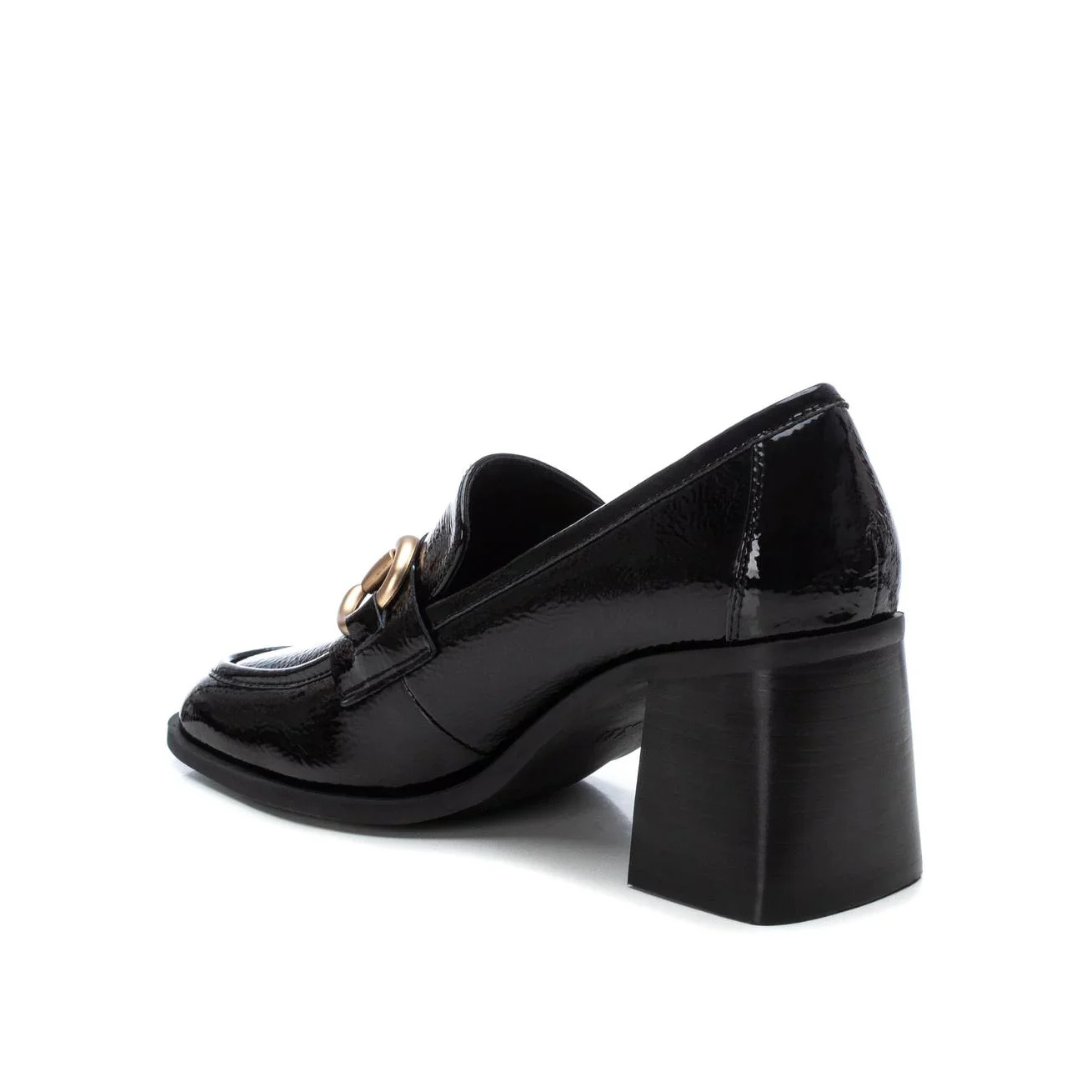 Carmela Patent Block Heel Loafers