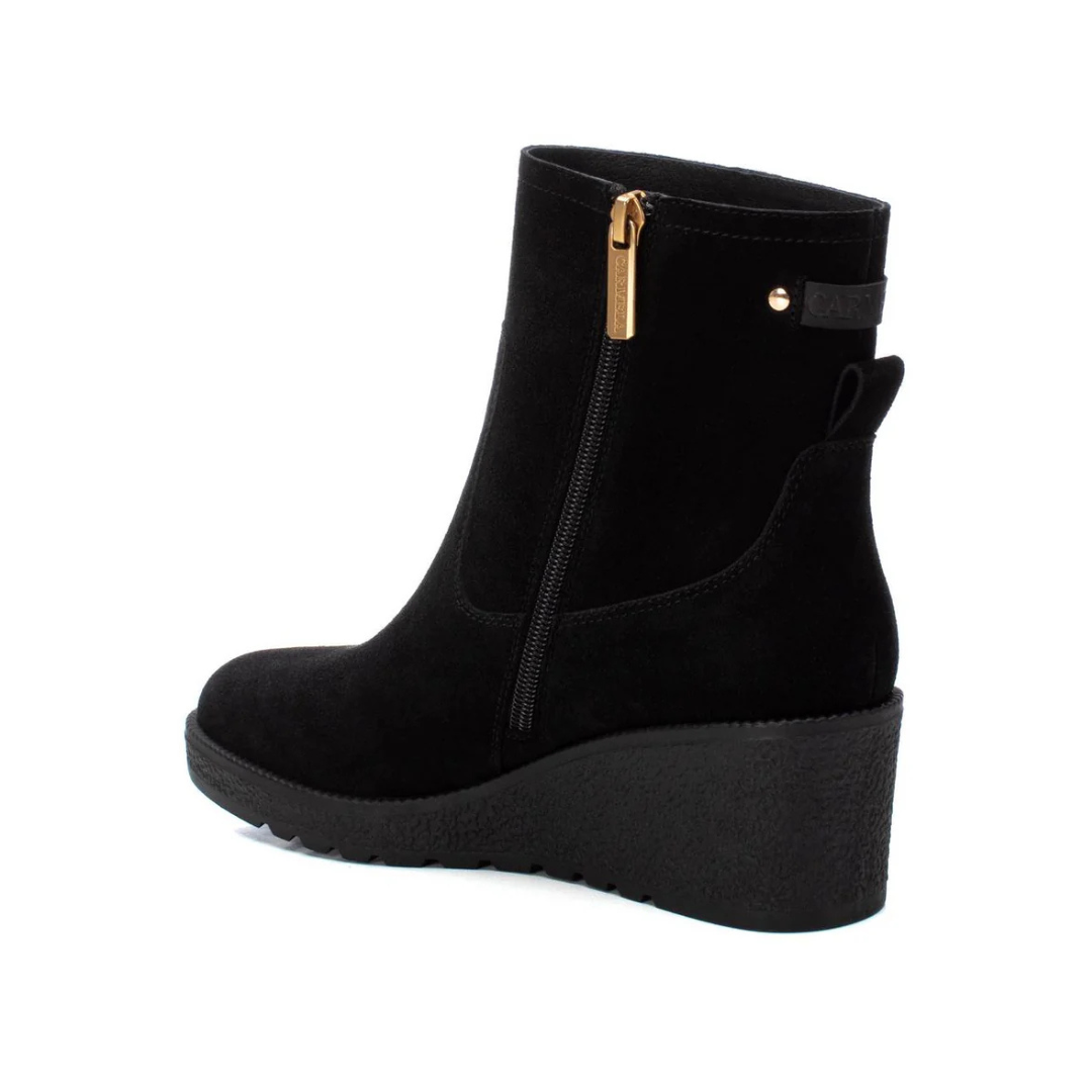 Carmela Suede Wedge Ankle Boot 161920 01