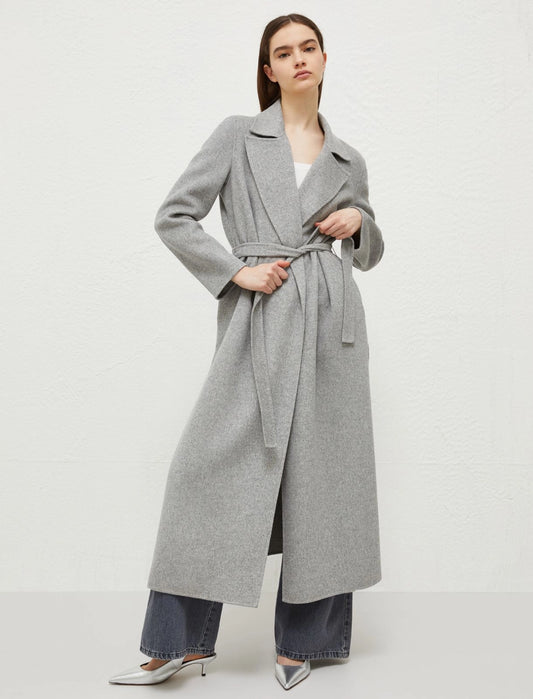 Marella Ardenza Wool Cashmere Split Unlined Coat