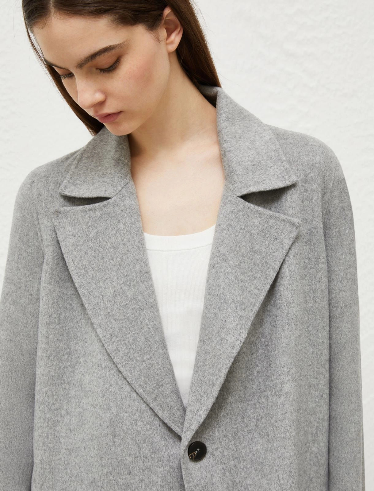 Marella Ardenza Wool Cashmere Split Unlined Coat