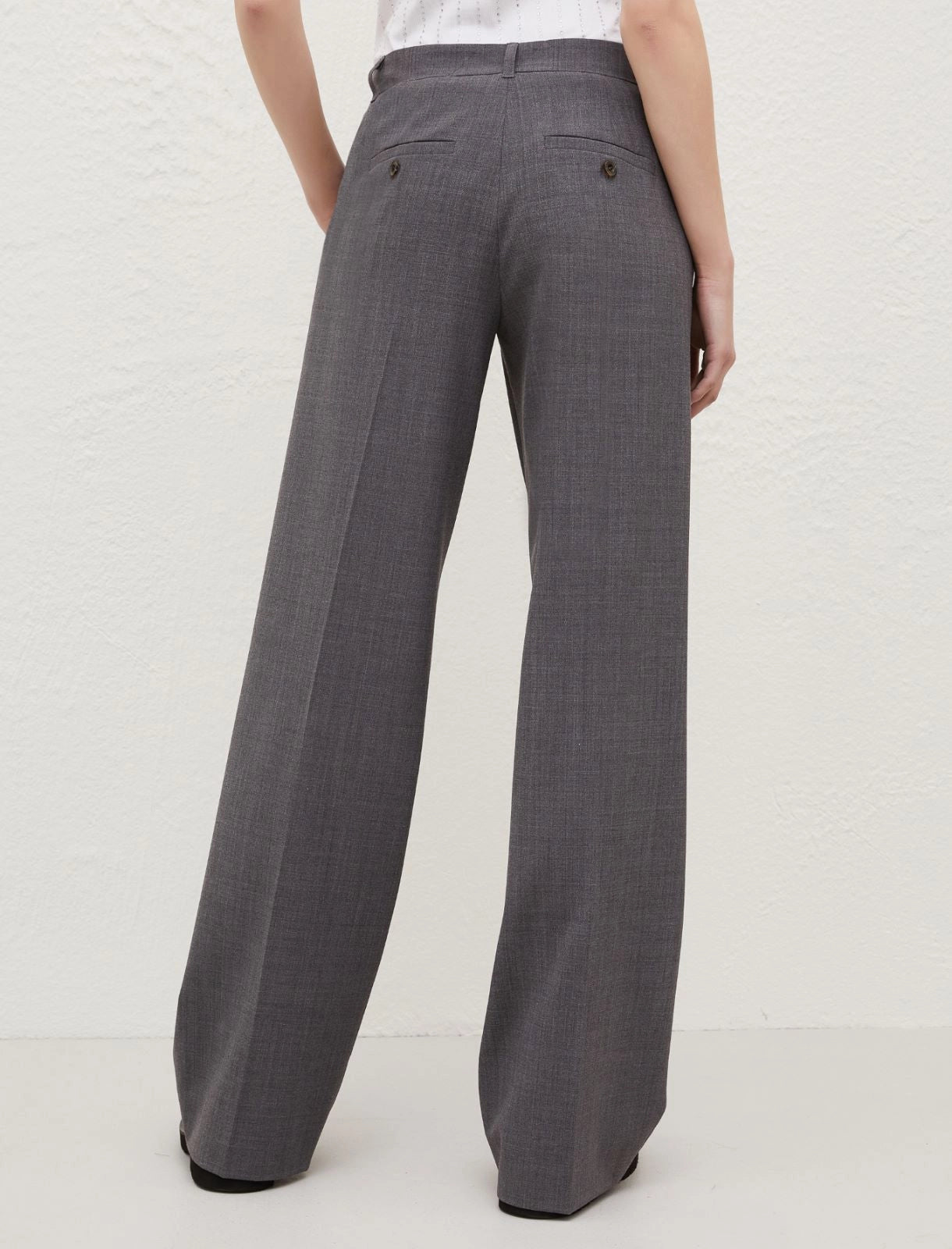 Marella Clarion Fine Wool Wide Leg Trouser