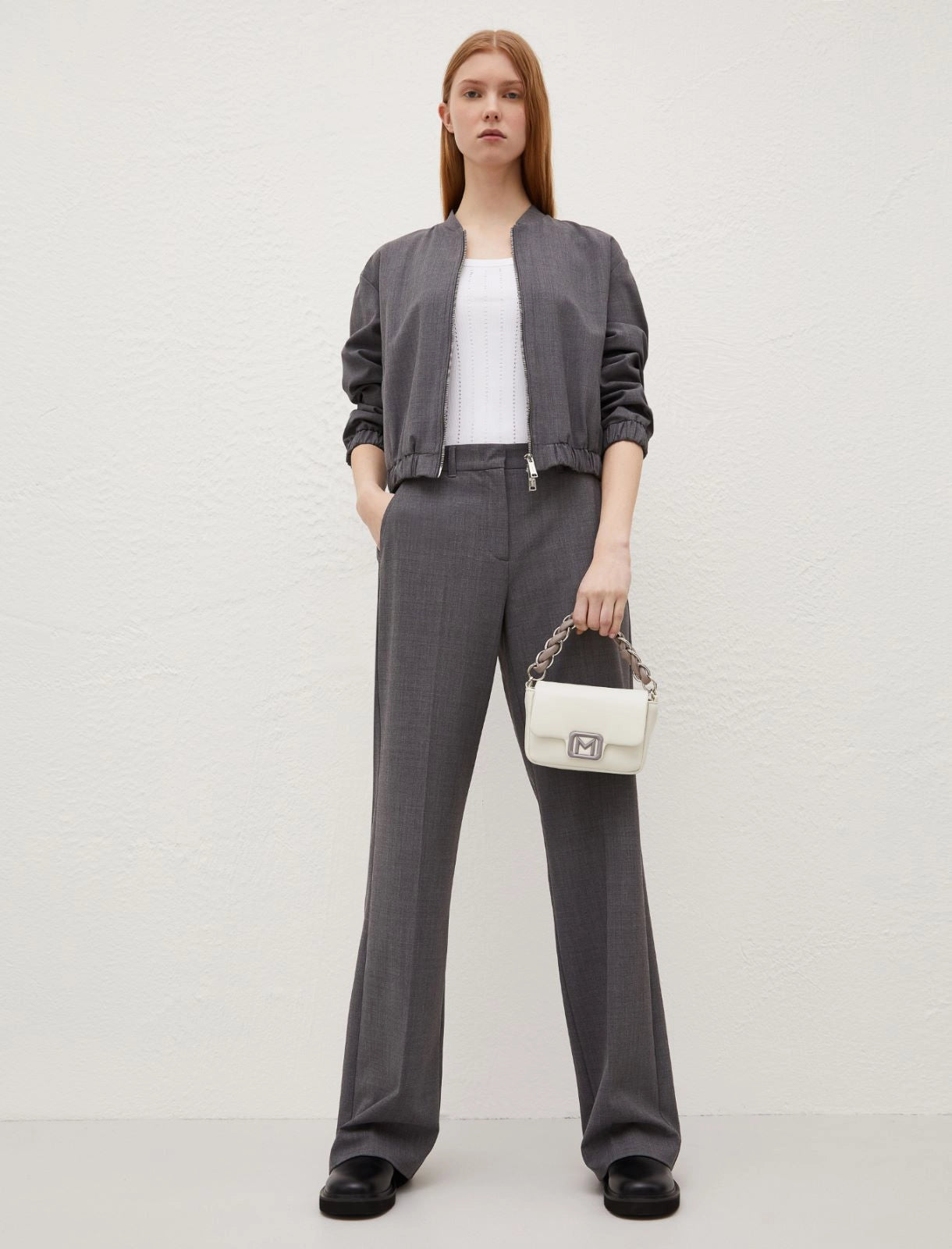 Marella Clarion Fine Wool Wide Leg Trouser