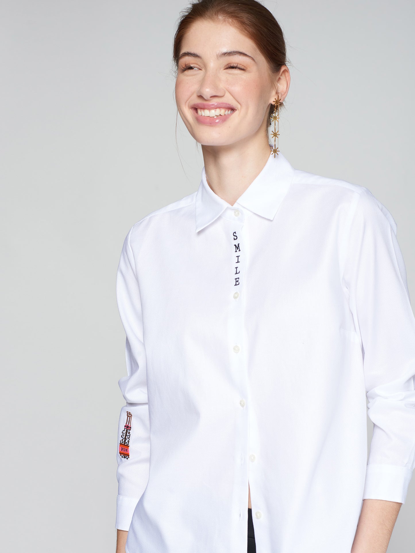 Vilagallo Embroidered Shirt 31563