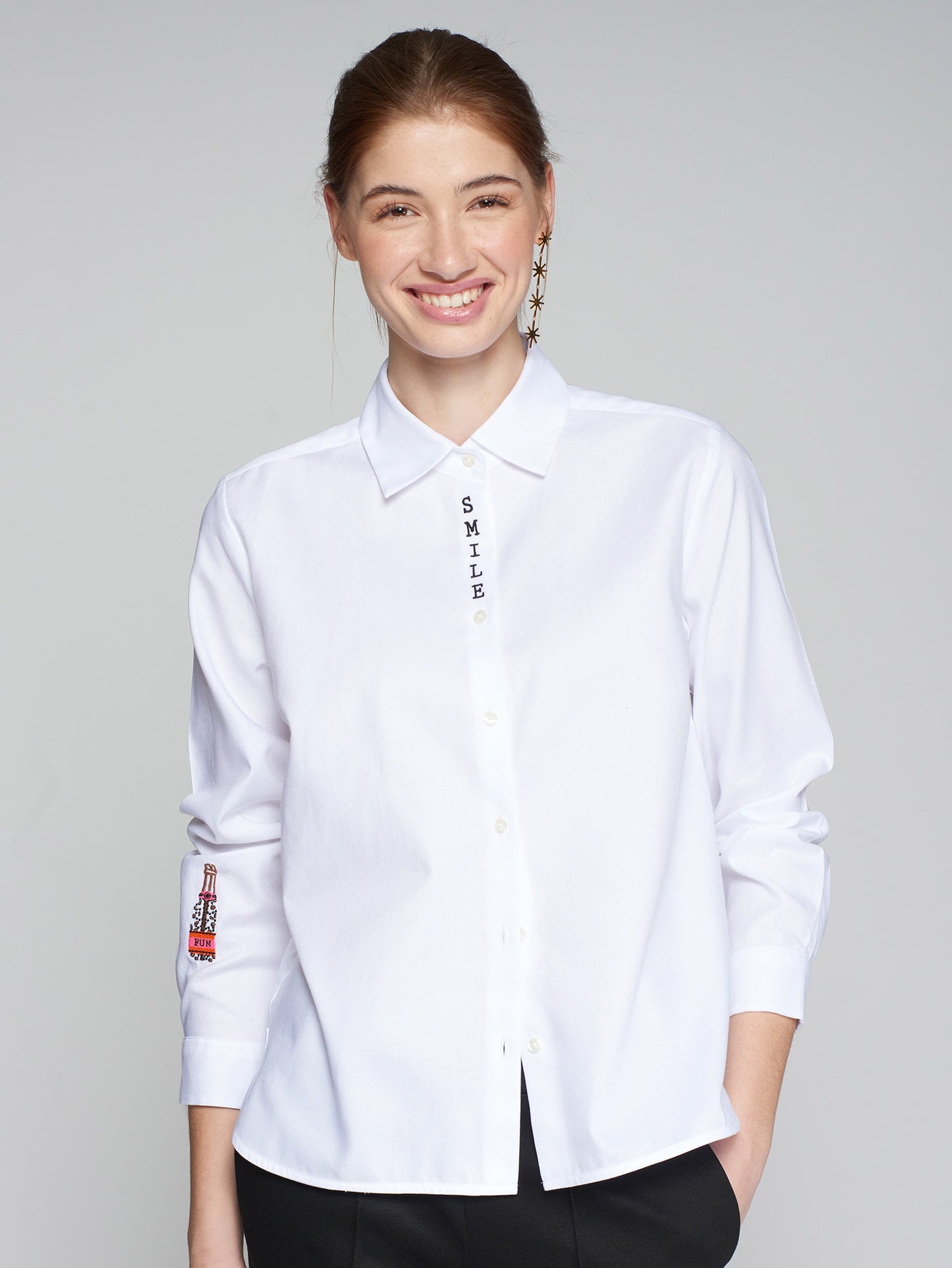 Vilagallo Embroidered Shirt 31563