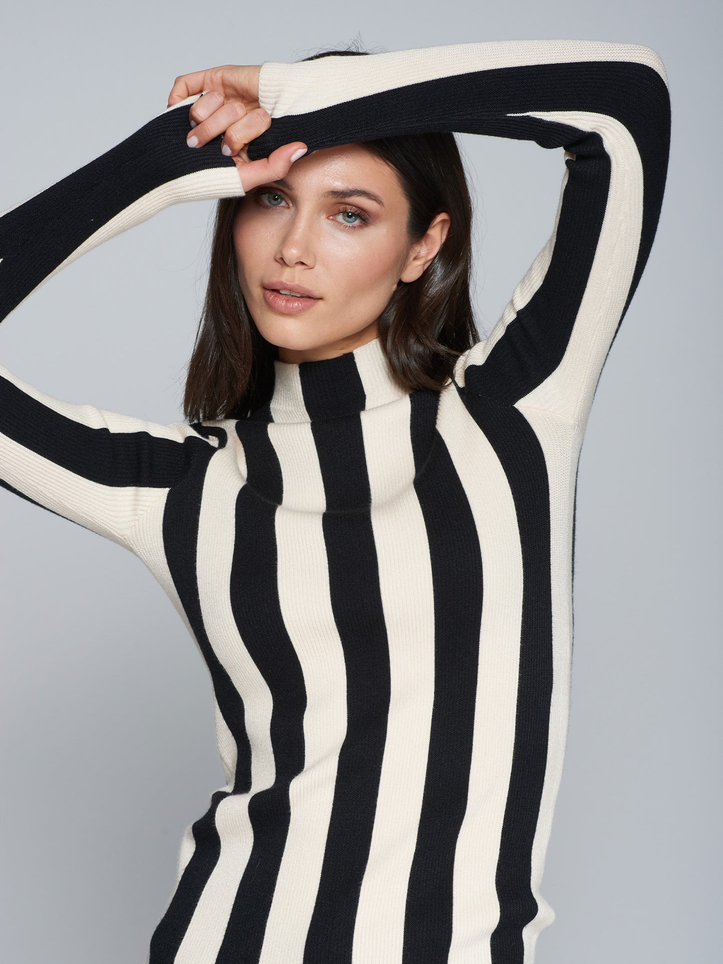 Vilagallo Stripe Rib Sweater 31691