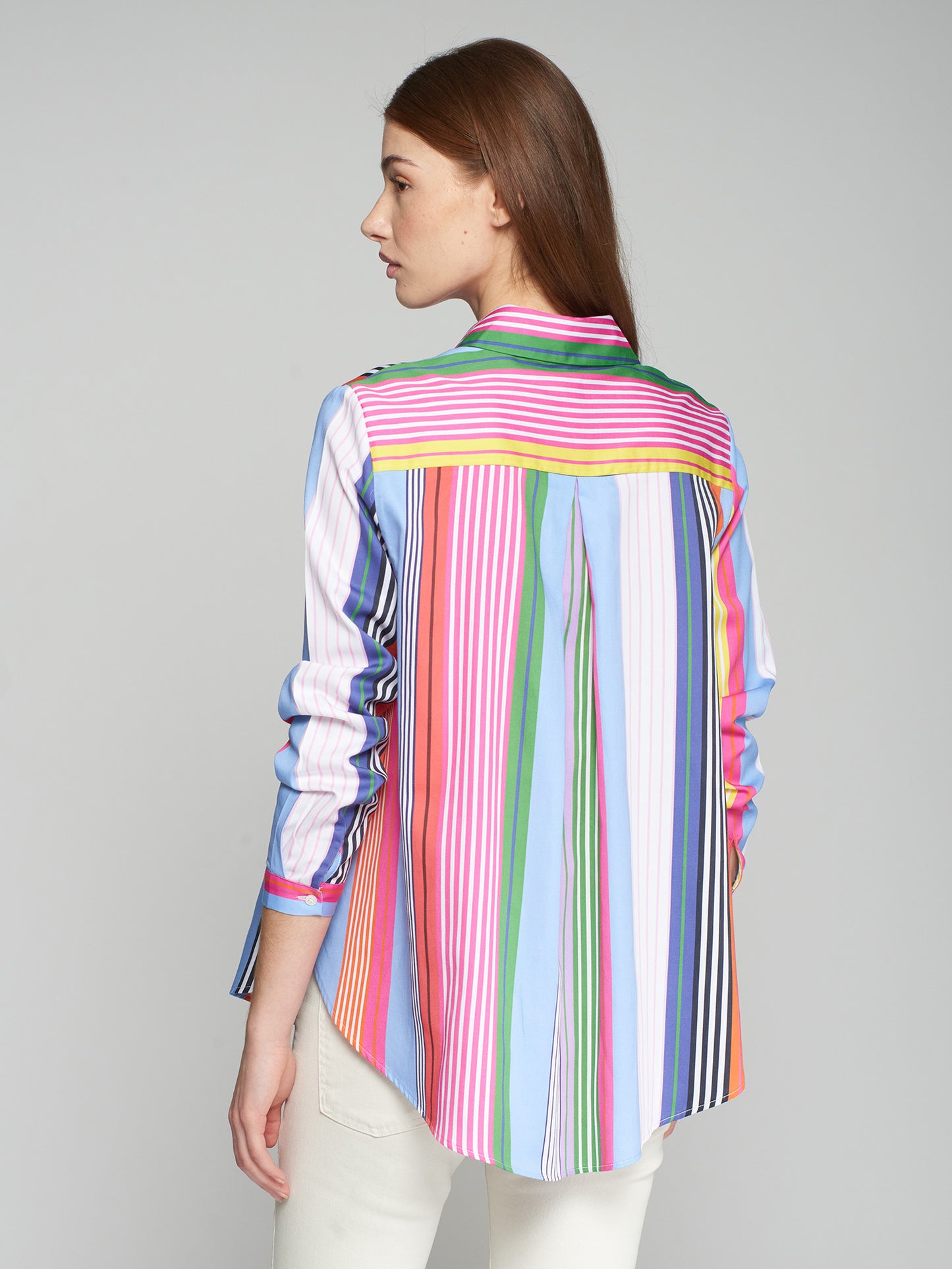 Vilagallo Striped Cotton Shirt 31794