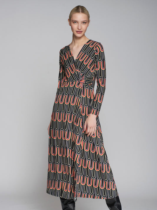 Vilagallo Geo Print Dress 31922