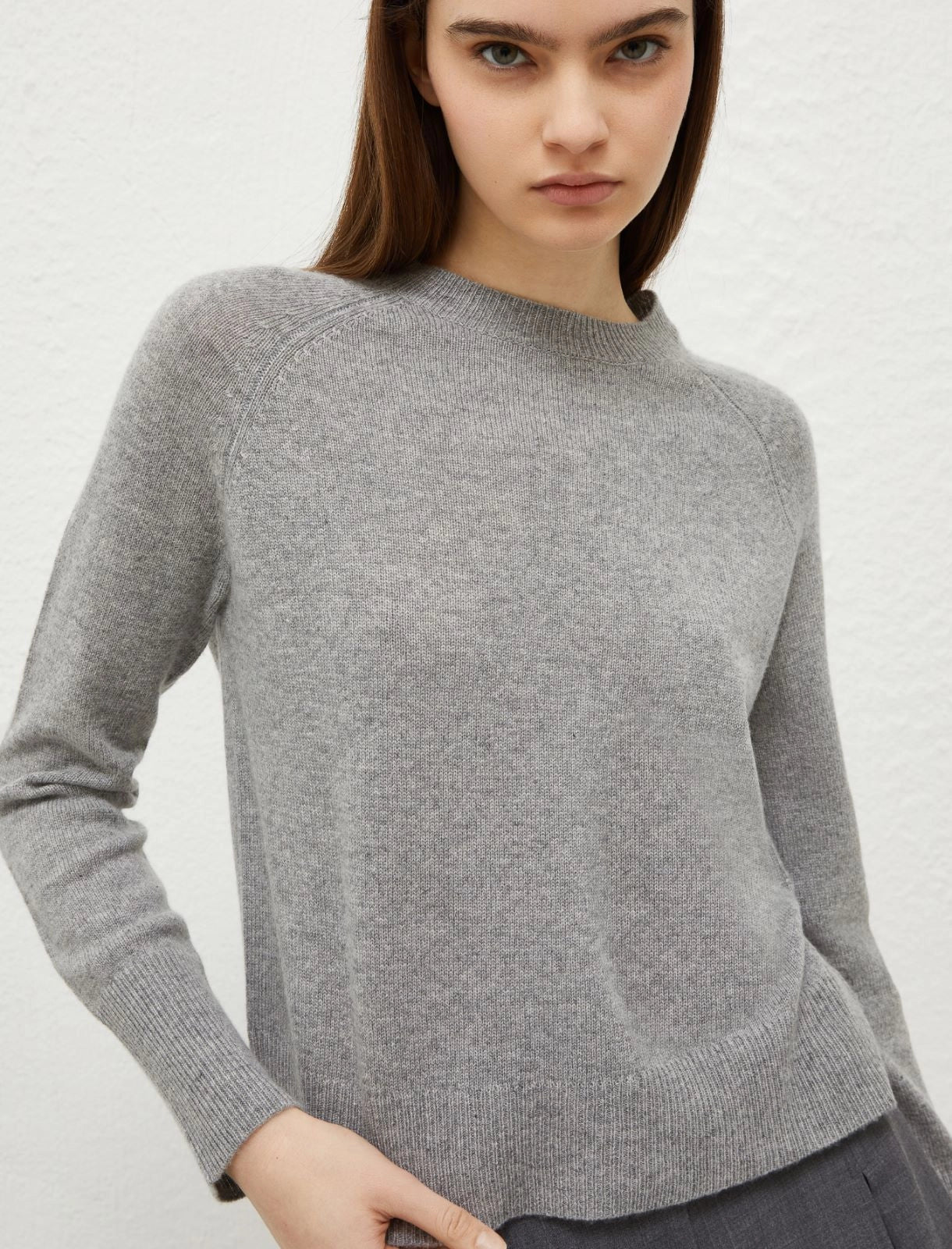 Marella Cutter Wool Cashmere Fitted Sweater