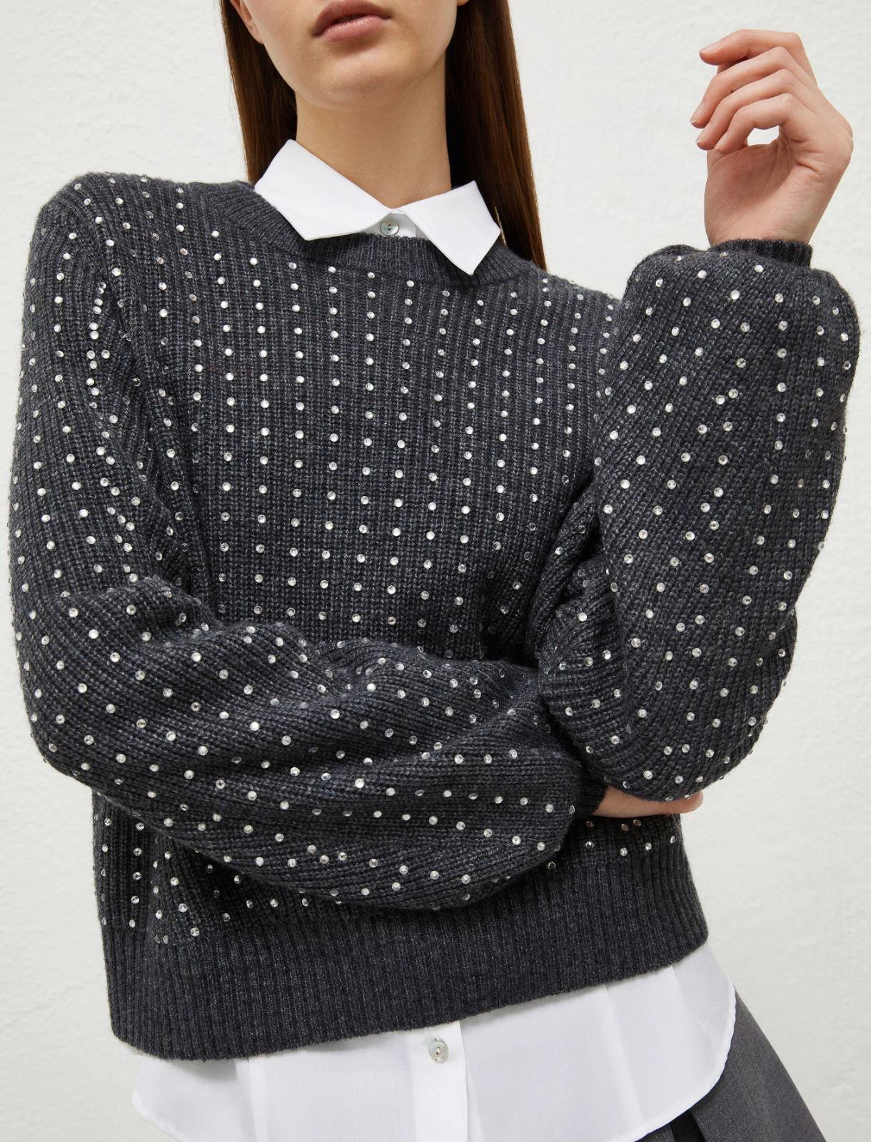 Marella Molo Sparkle Easy Knit Sweater