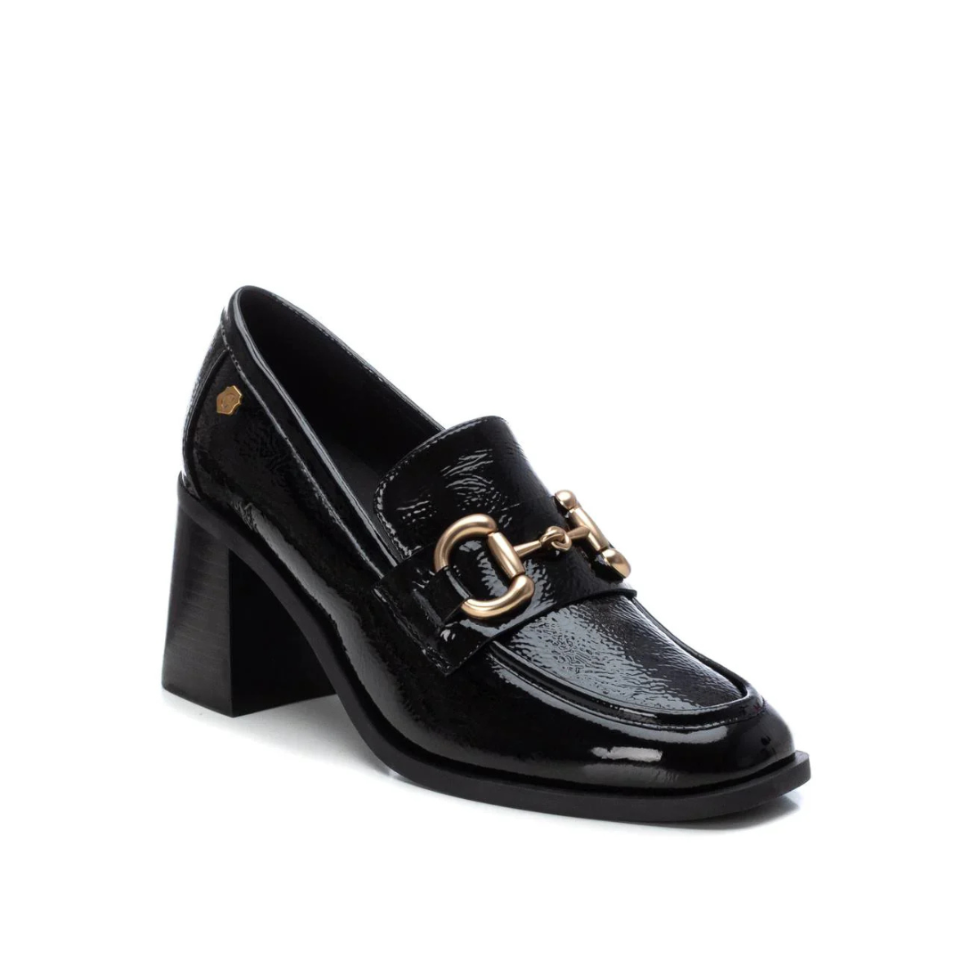 Carmela Patent Block Heel Loafers