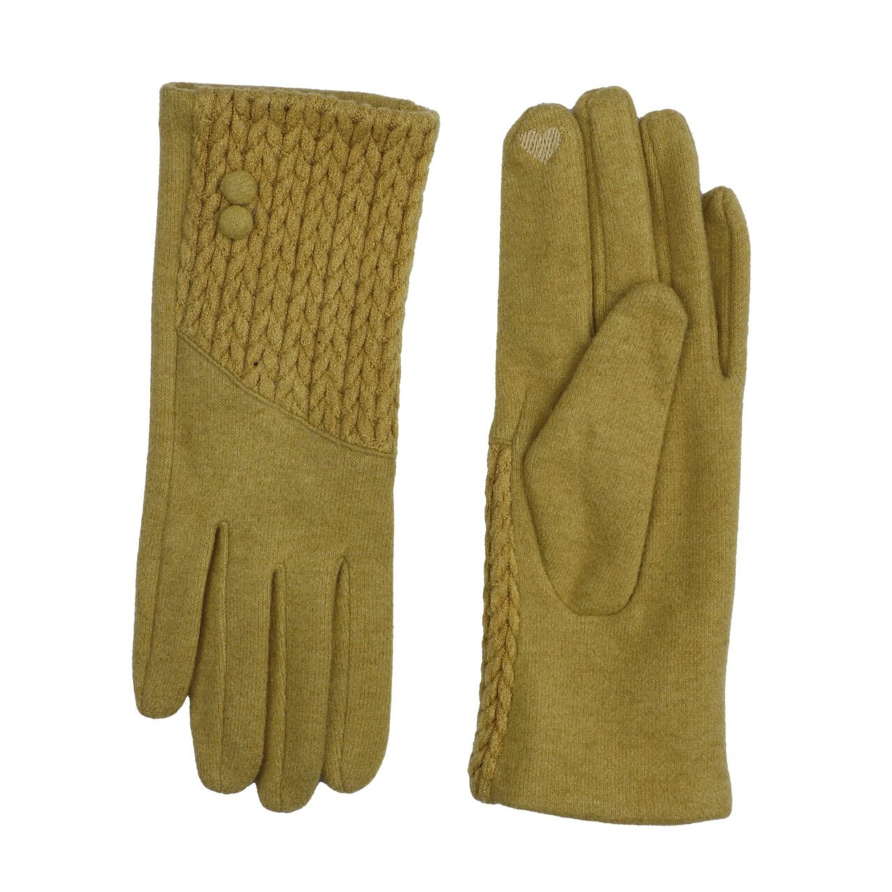 Zelly Knitted Detail Gloves 4003923