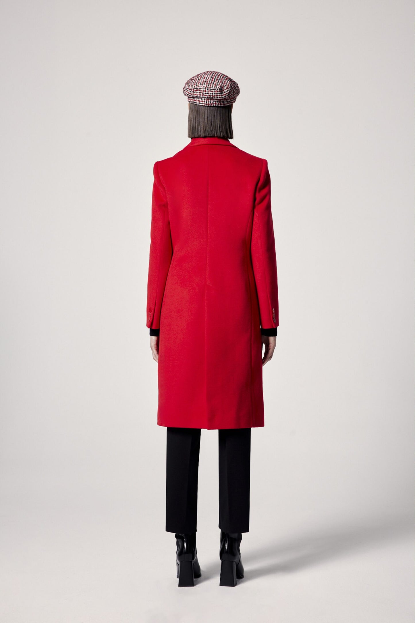 Arggido Red Long Coat 48095