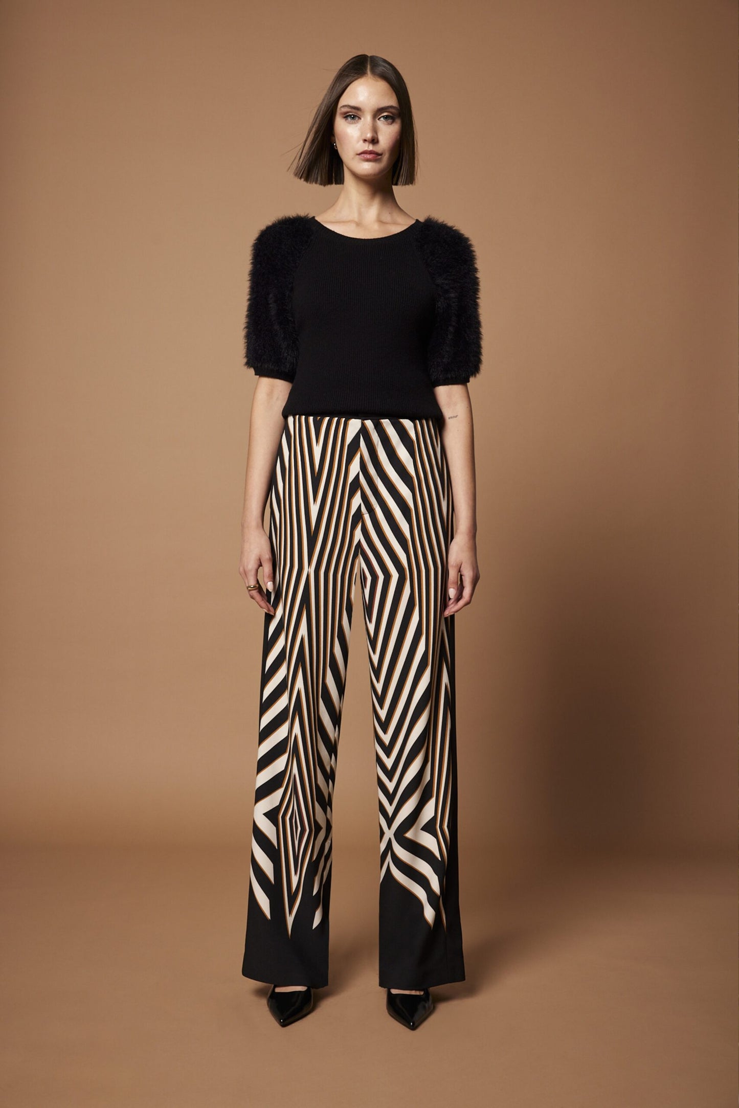 Arggido Print Palazzo Pants 48061