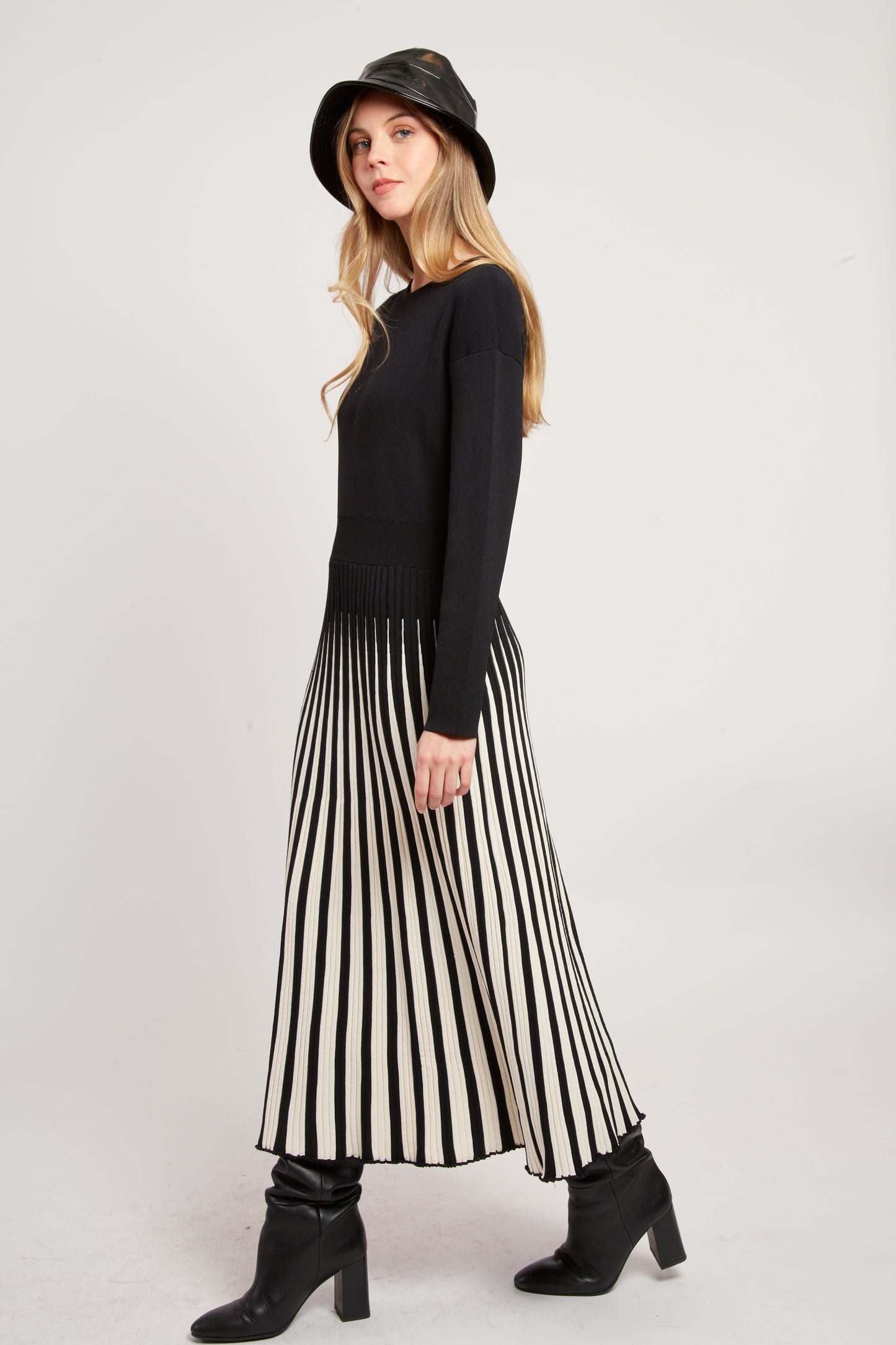 Derhy Pleat Skirt Dress Valeriane