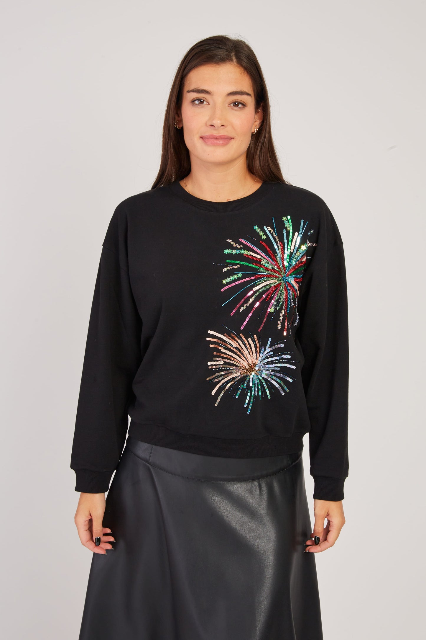 Derhy Sweatshirt with Firework Applique Zaara