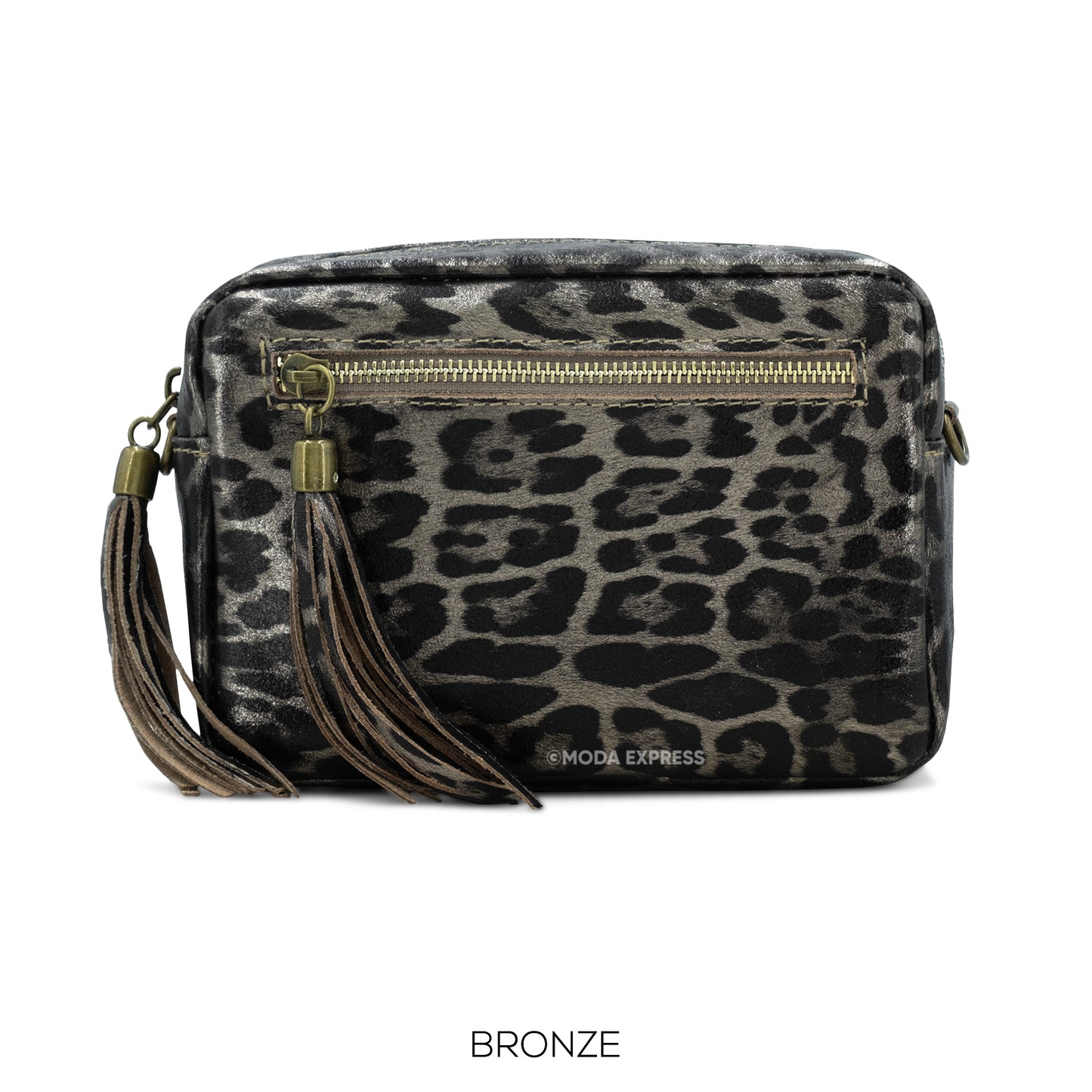 Moda Bronze Animal Print Camera Bag ITAS01939