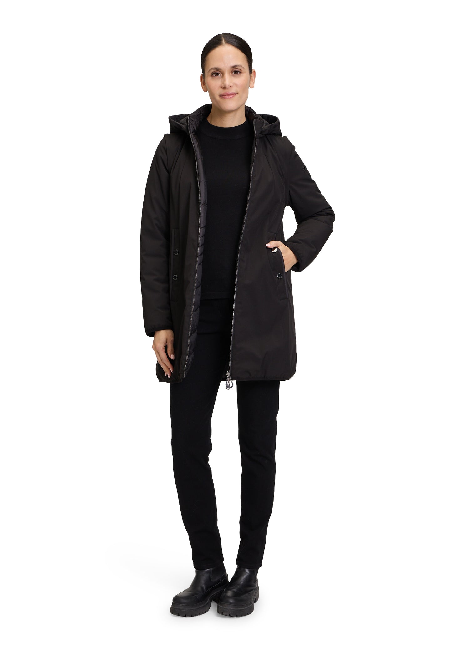 Betty Barclay Black Reversible Coat 7775/1547