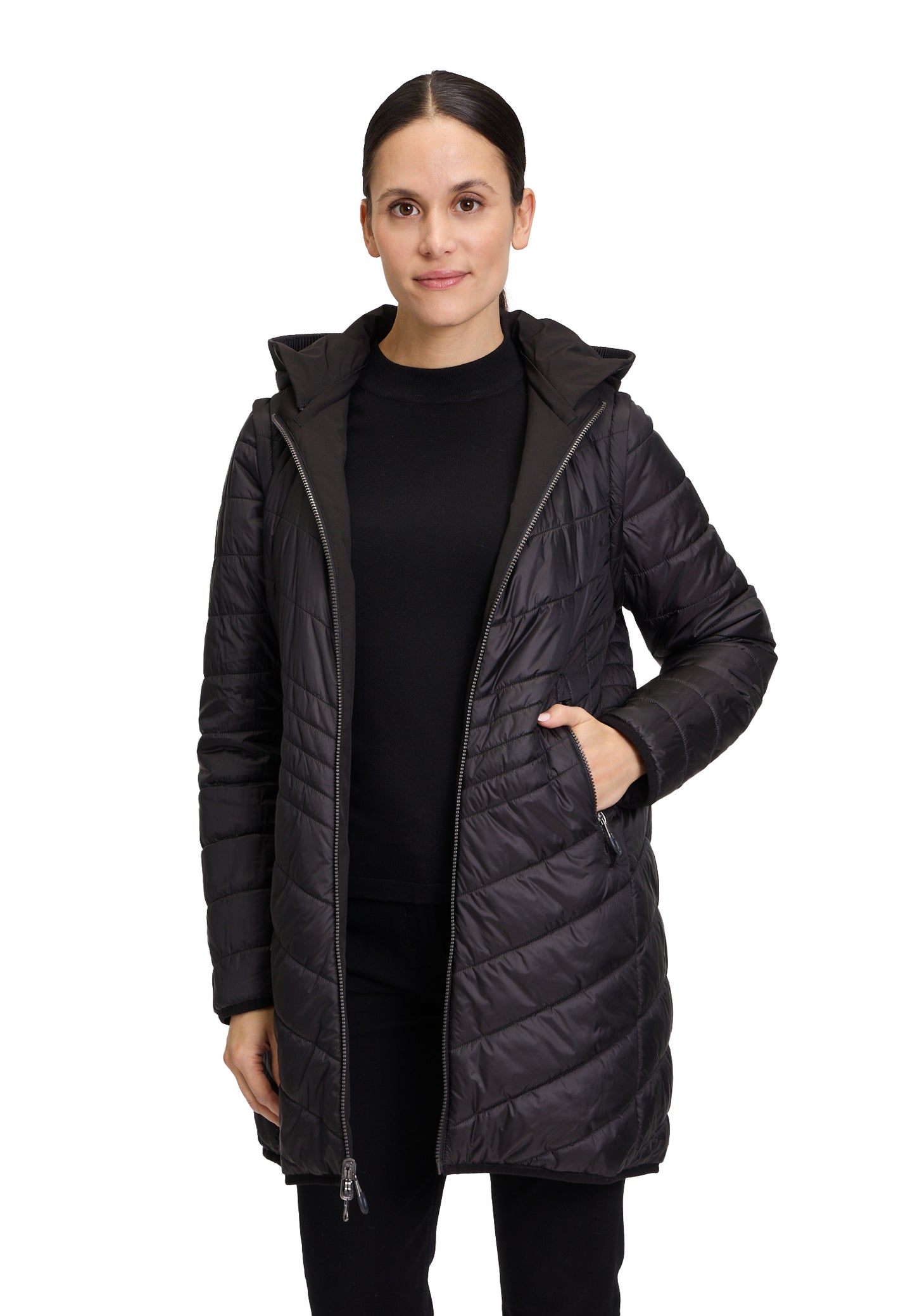 Betty Barclay Black Reversible Coat 7775/1547