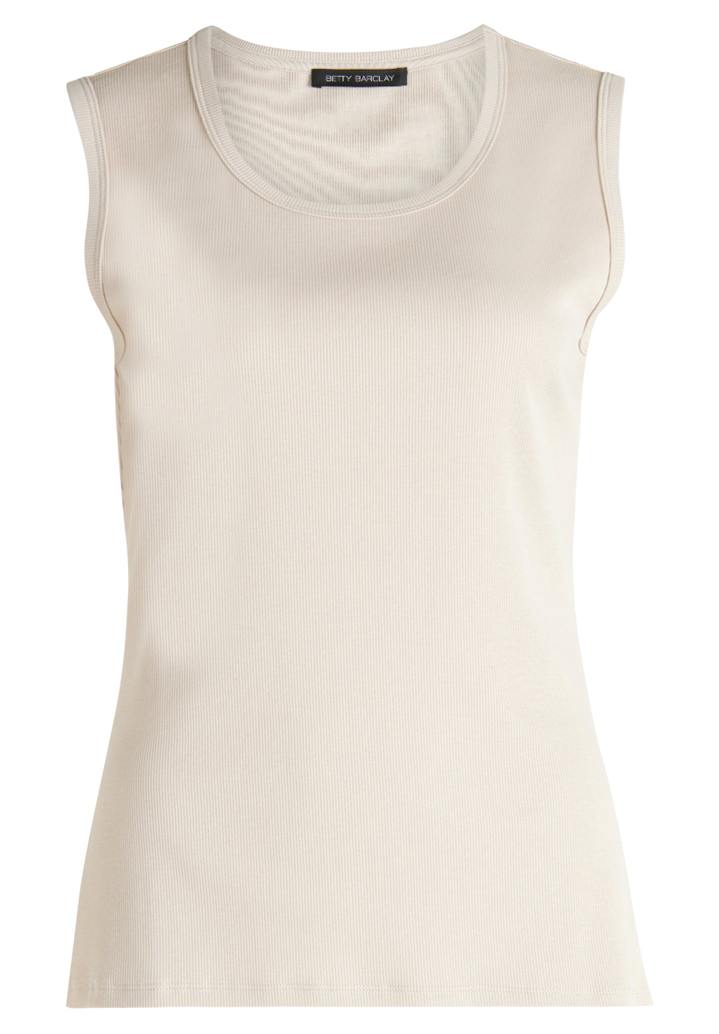 Betty Barclay Beige Rib Vest Top 2462/2064