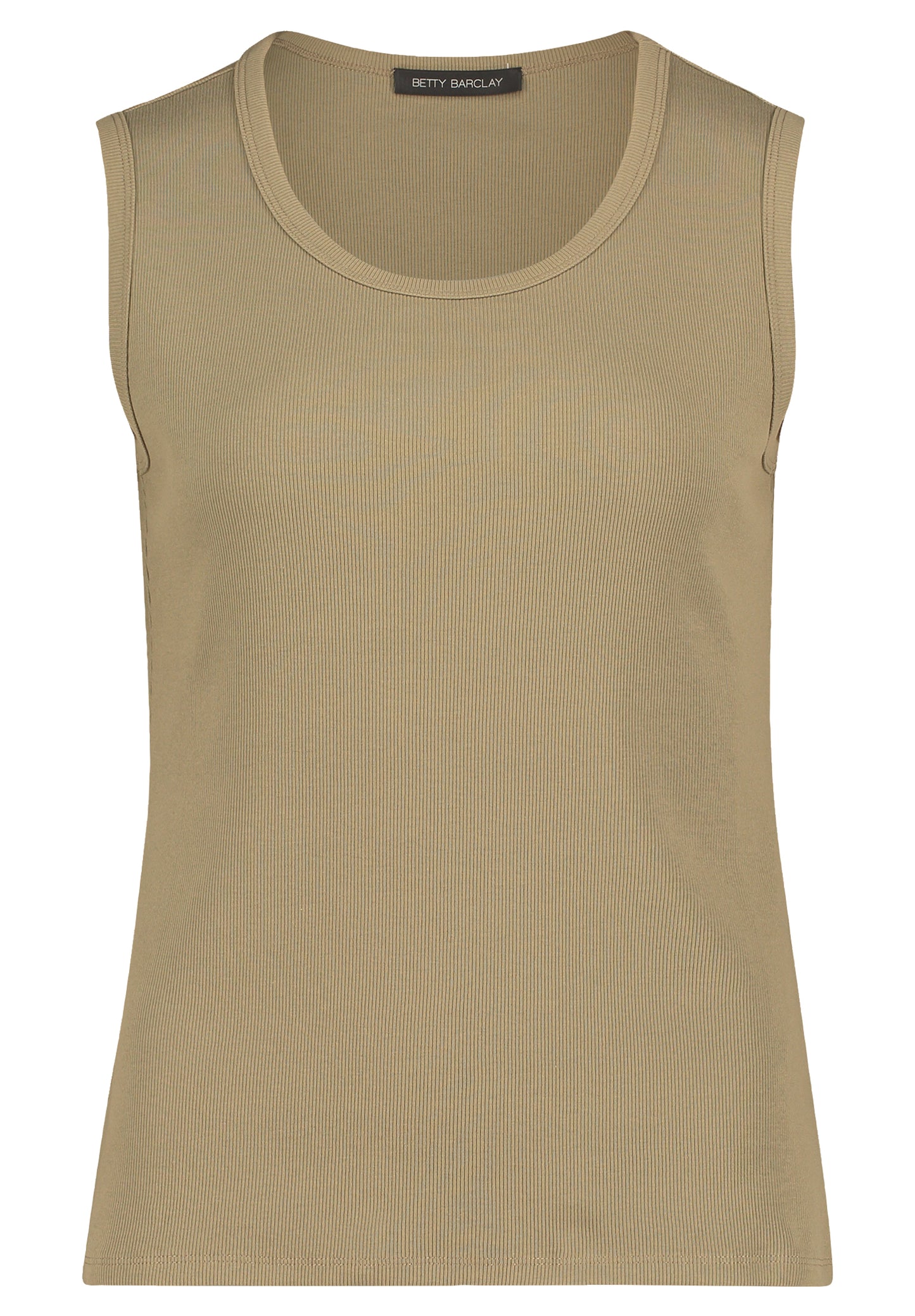 Betty Barclay Khaki Rib Vest Top 2462/2064