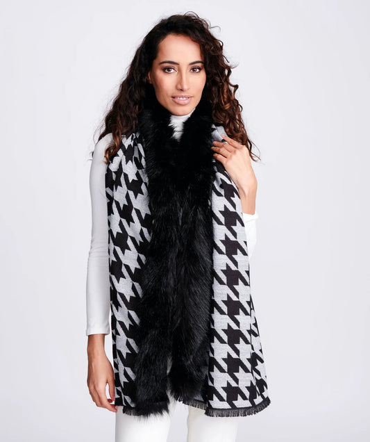 Pia Rossini Black Brianna Scarf