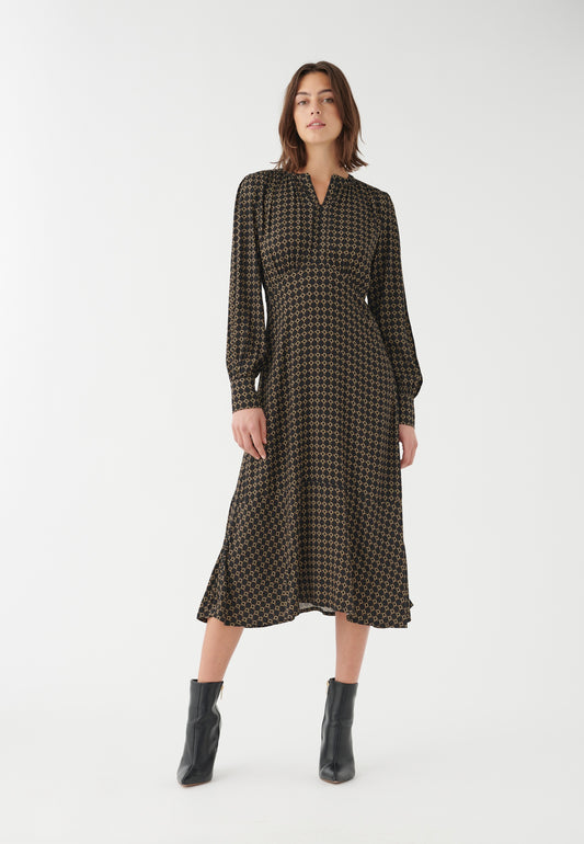 Dea Kudibal Rudy Print Long Sleeve Dress in Bees