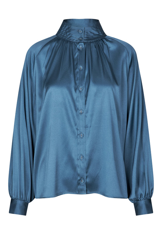 Dea Kudibal Nita Silk Blouse in Cornflower