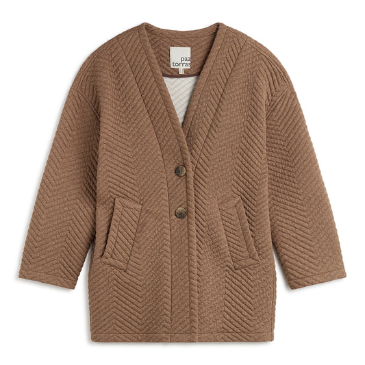 Paz Torras Textured Jacket I24563