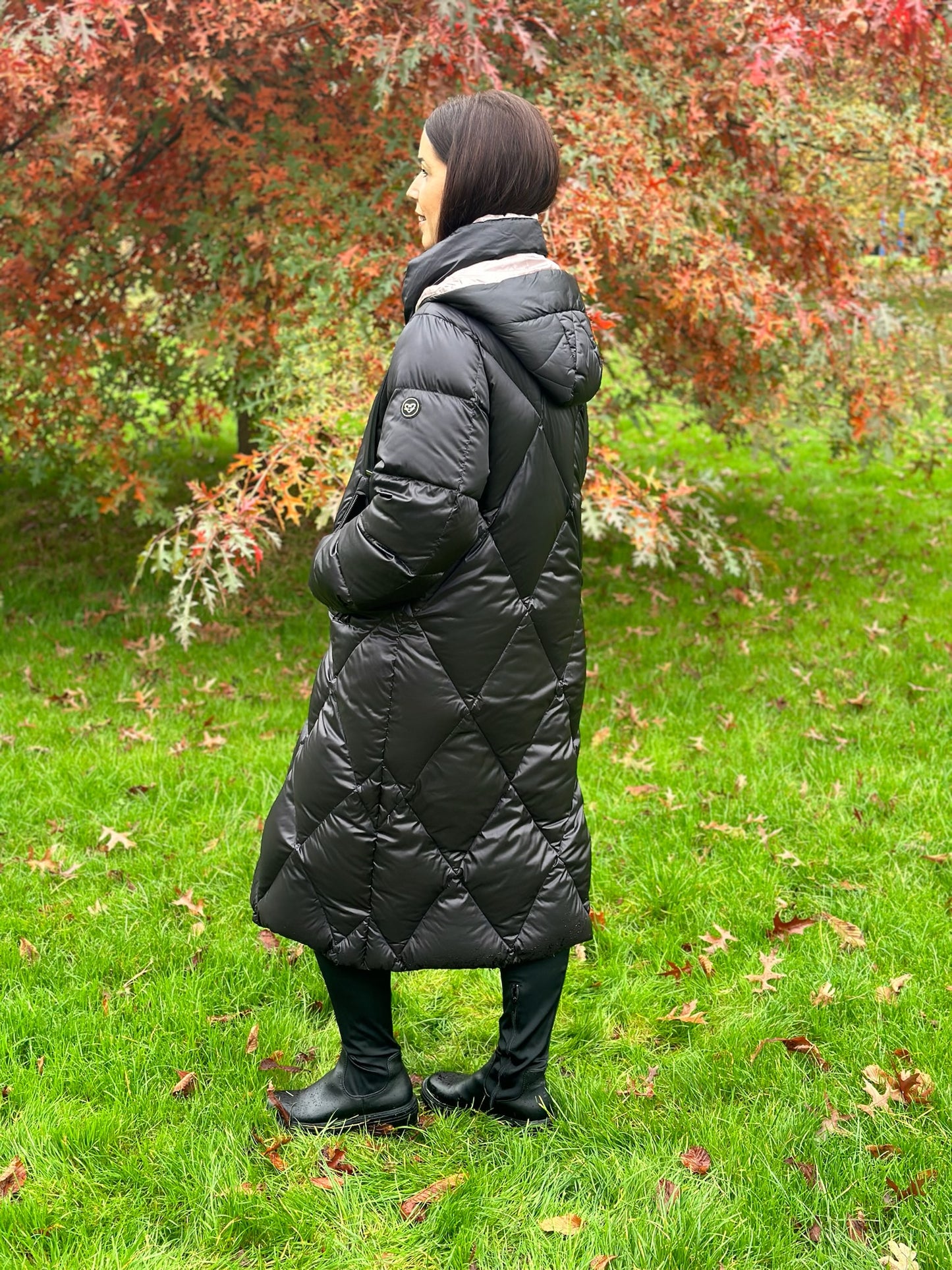 Frandsen Long Quilted Coat 967 580