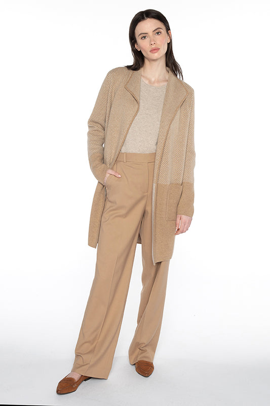 Kinross Doubleknit Jacquard Cashmere Cardigan LFSC4-211