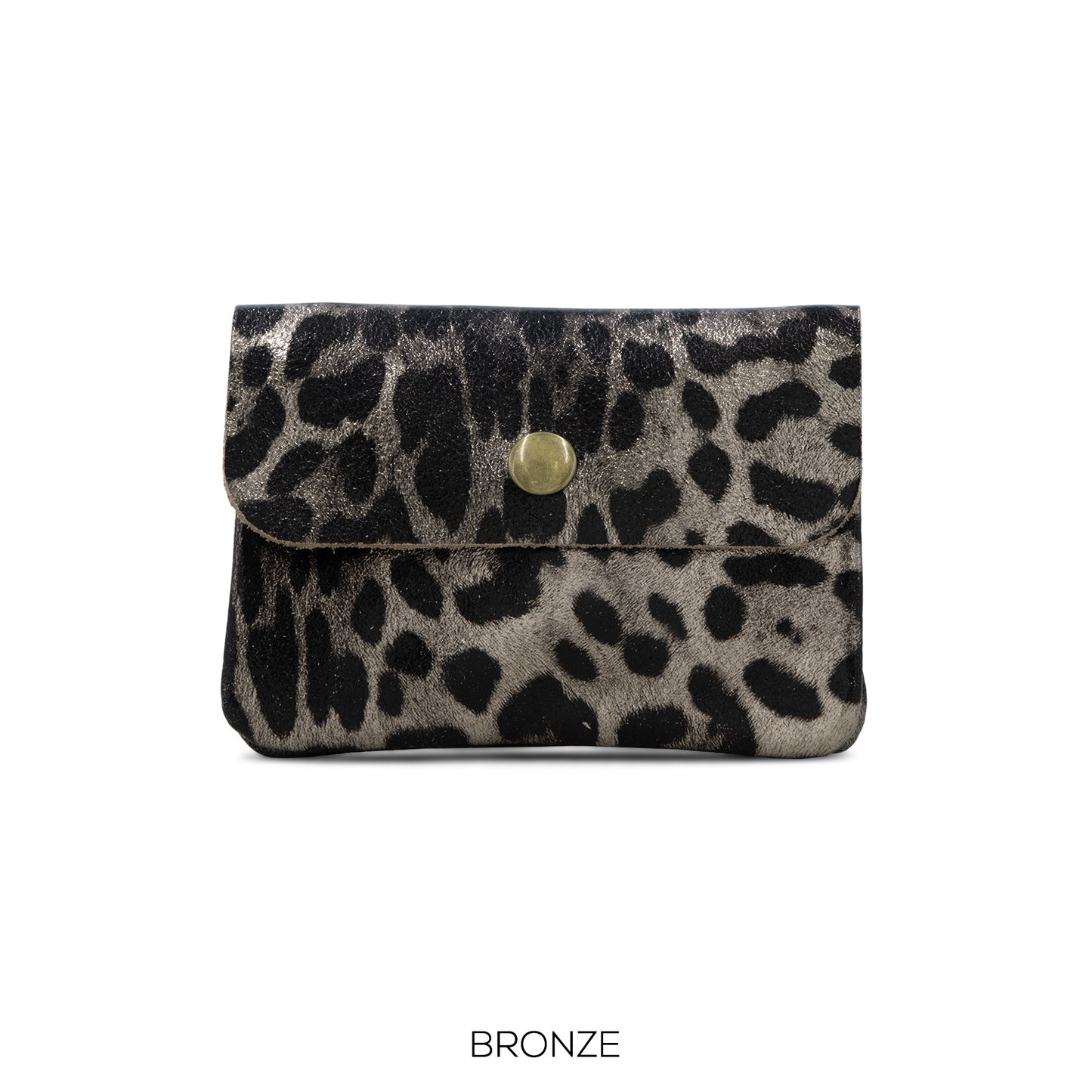 Moda Bronze Animal Print Metallic Small Purse ITAS50012A