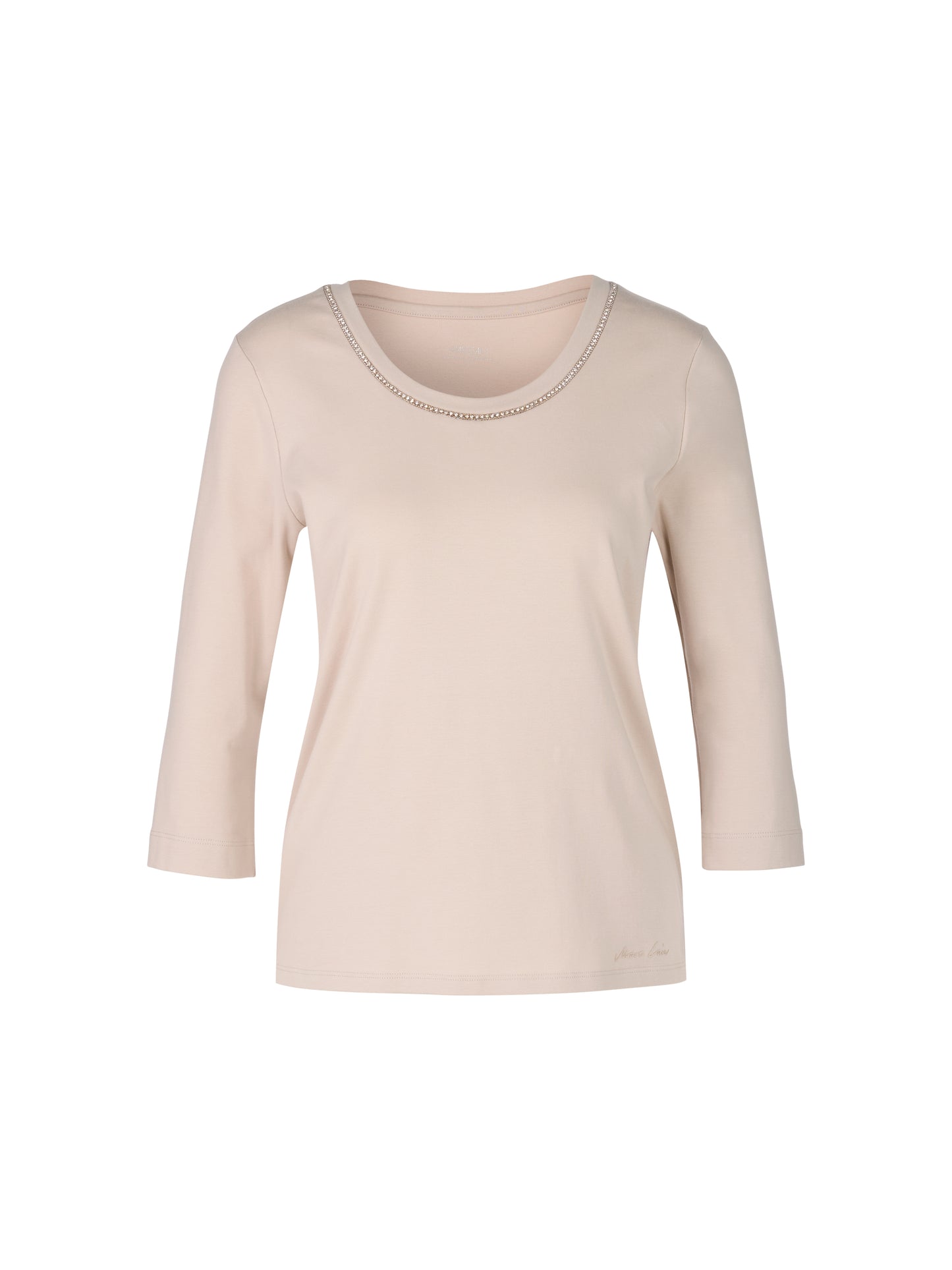 Marc Cain Collections T-Shirt with Diamante Detail YC4825J15