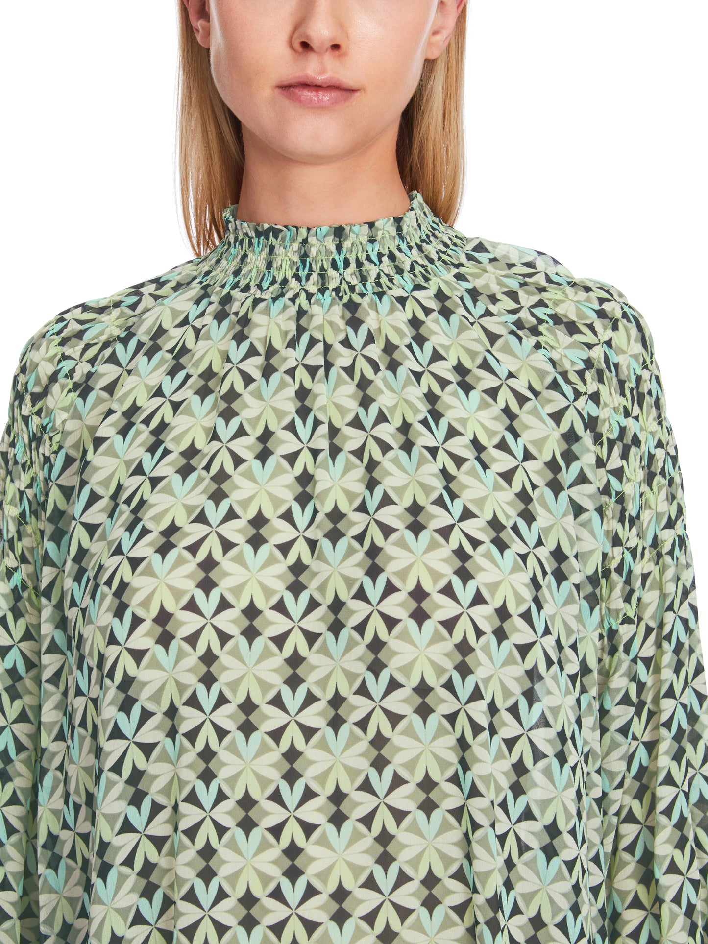 Marc Cain Collection Floral Georgette Blouse XC5111W18