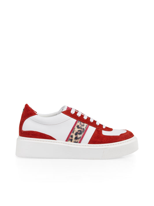 Marc Cain Sports Red/White Trainers XSSH02L05