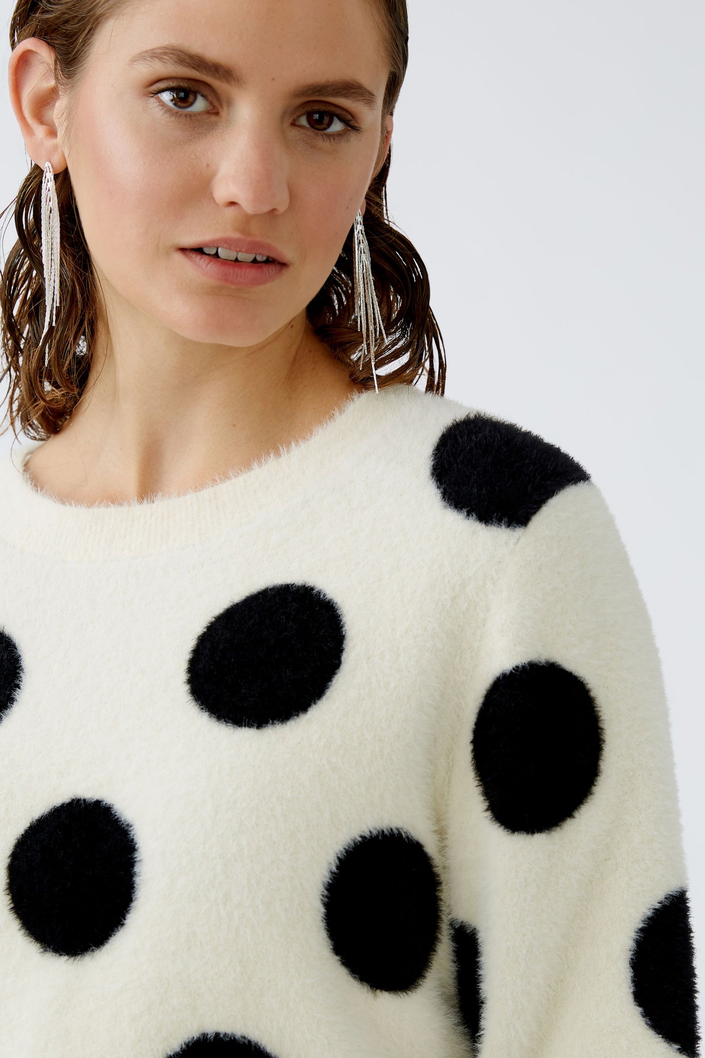 Oui Spot Sweater 90178