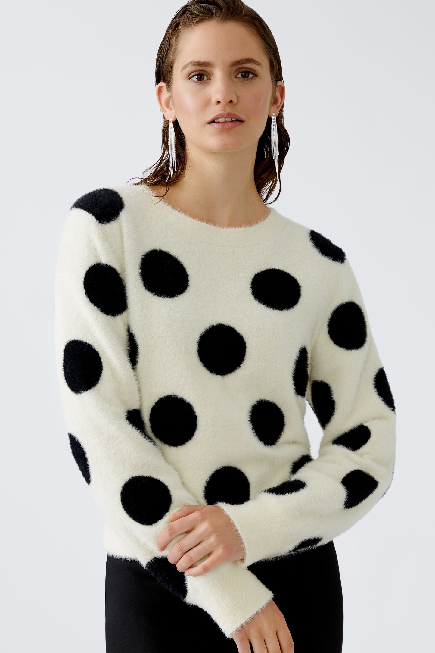 Oui Spot Sweater 90178