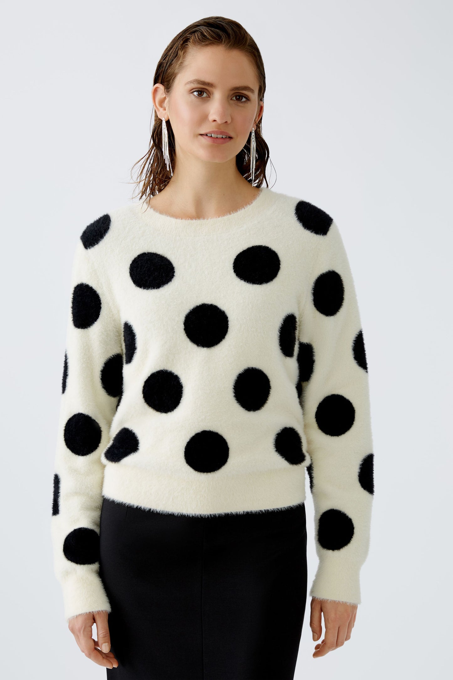 Oui Spot Sweater 90178