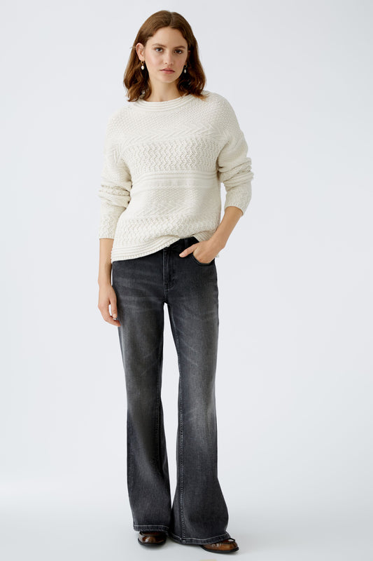 Oui Cable Knit Sweater 89941