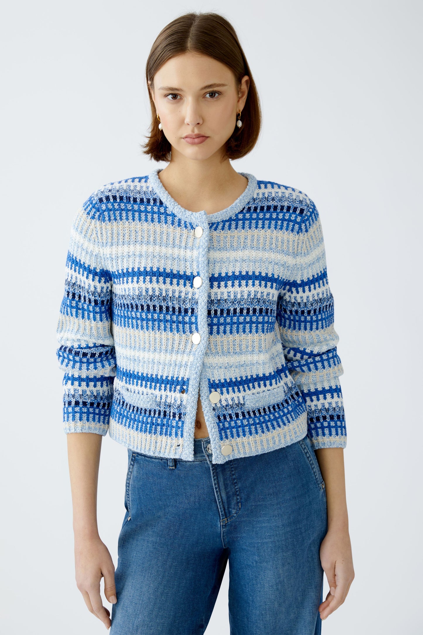 Oui Boucle Cardigan 91867