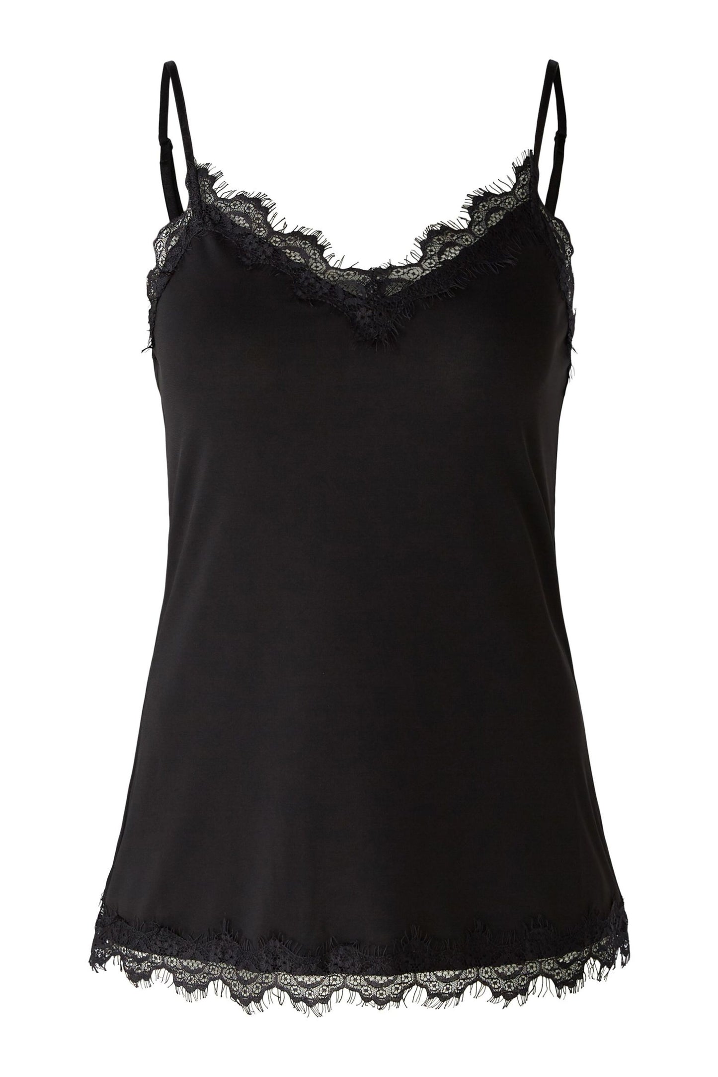 Oui Black Lace Camisole 87194