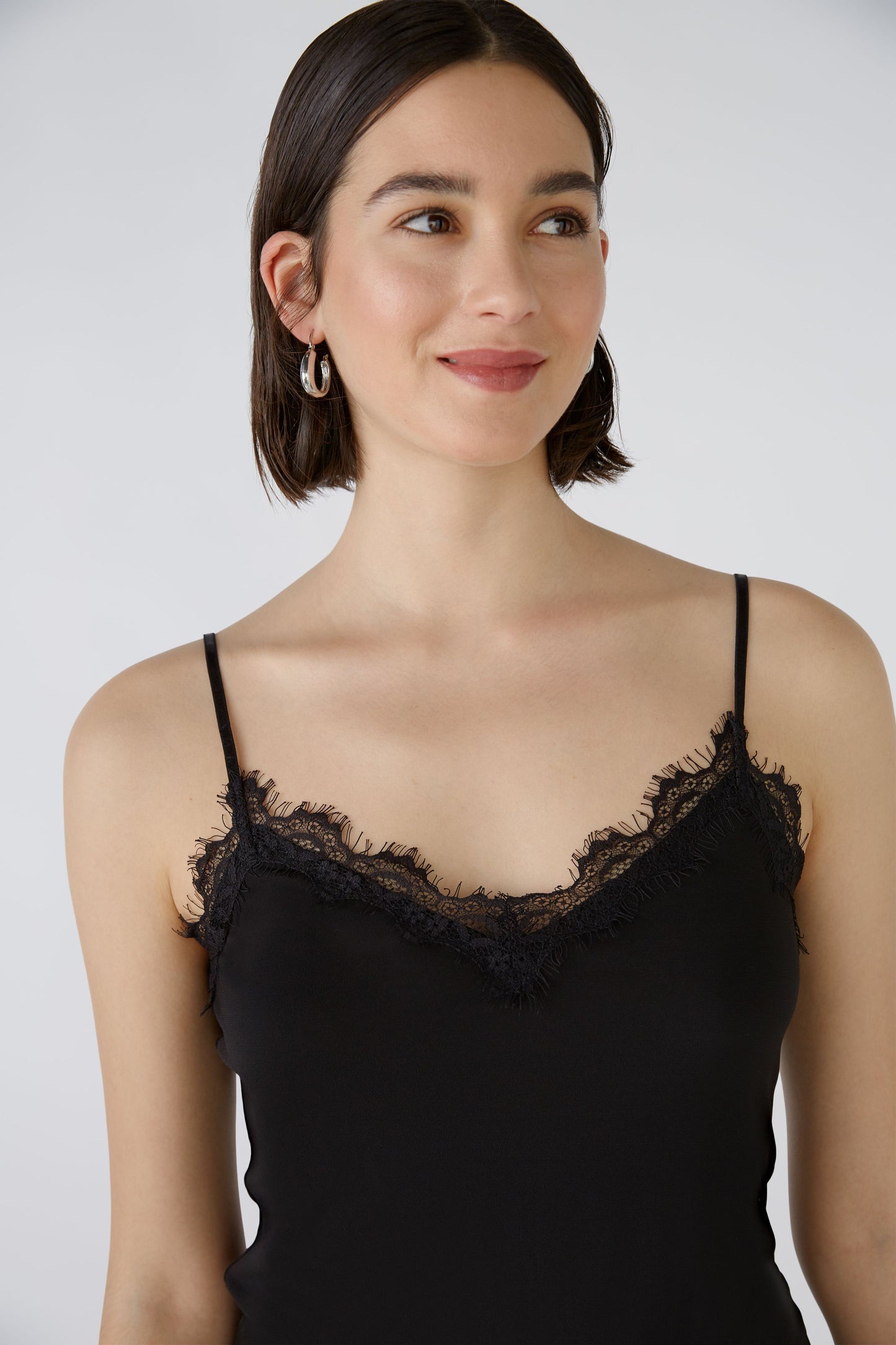 Oui Black Lace Camisole 87194