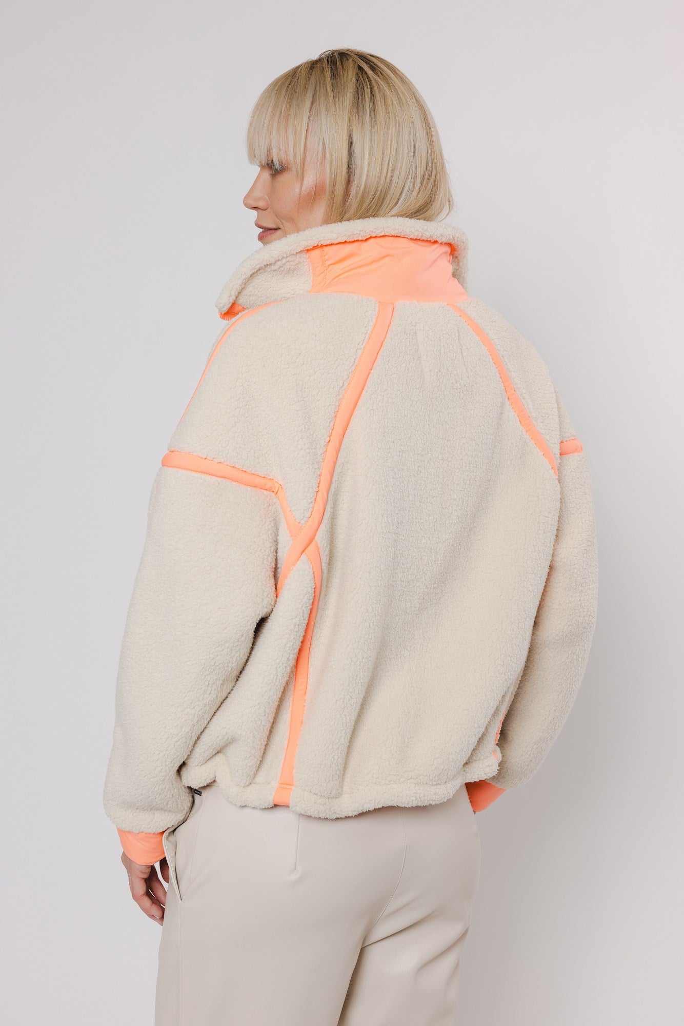 Rino & Pelle Neon Trim Fleece Jacket Tova