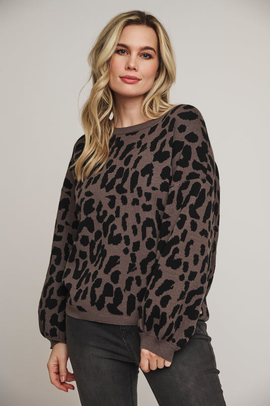 Rino & Pelle Animal Print Sweater Silvia