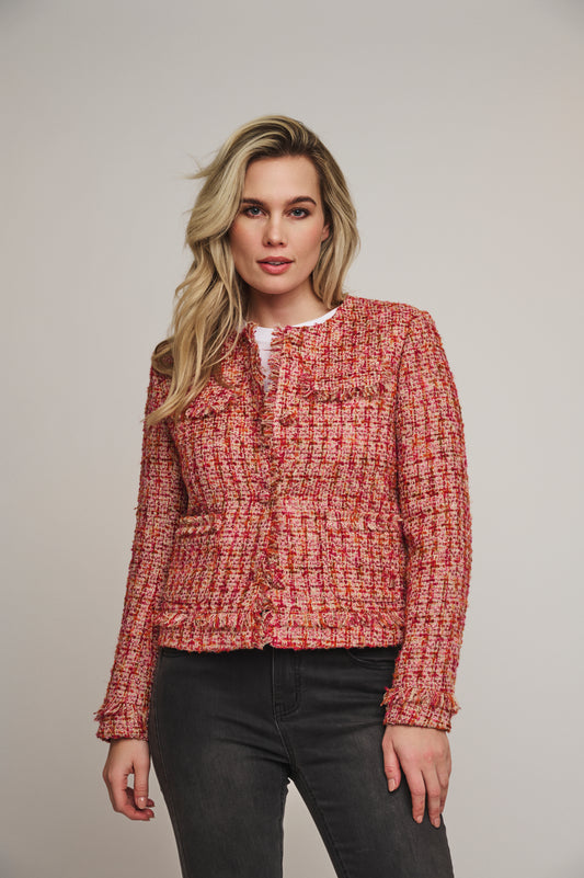 Rino & Pelle  Metallic Boucle Jacket Beau